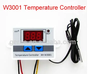 220V 10A Digital LED Temperature Controller XH-W3001 For Cooling Heating Swit EV 