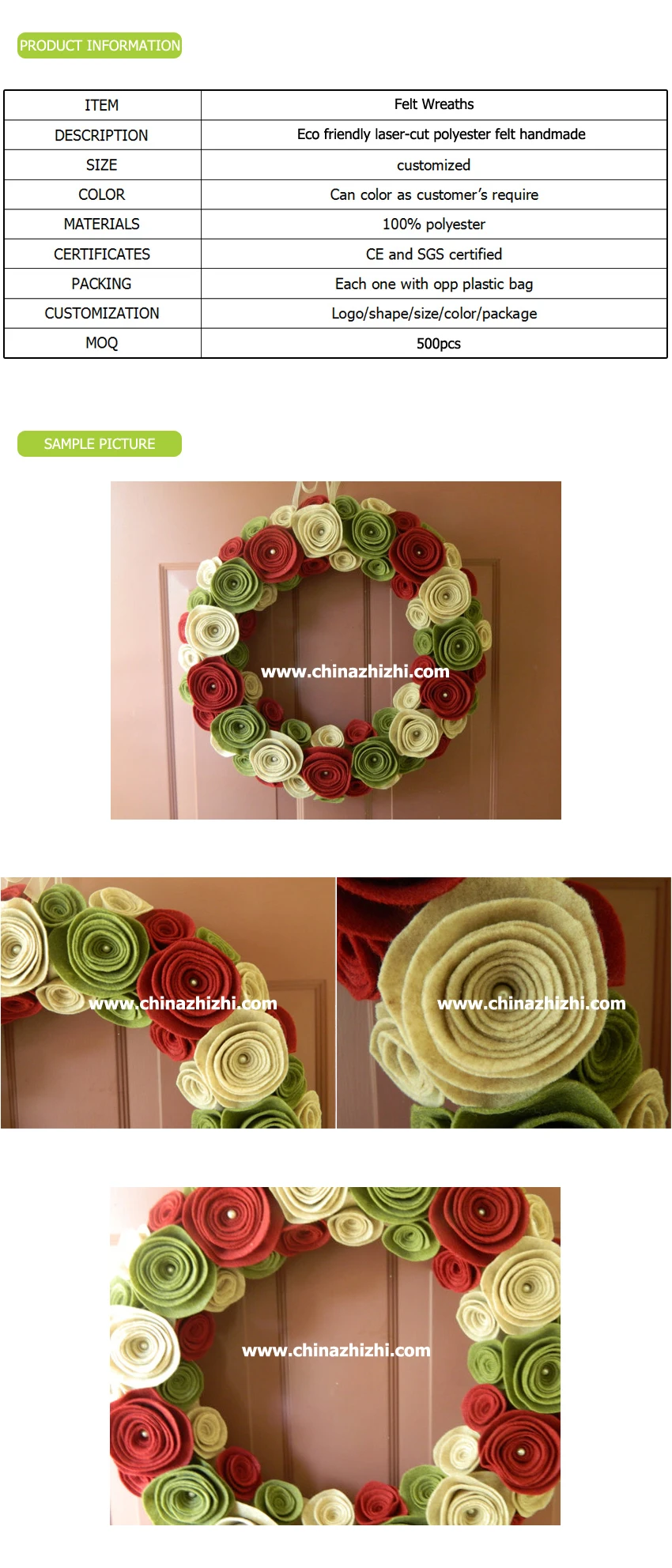 craft wreaths wholesale