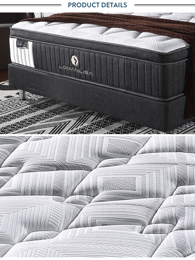 Home bedroom furniture memory foam mattress and gel pocket coil springs mattresses