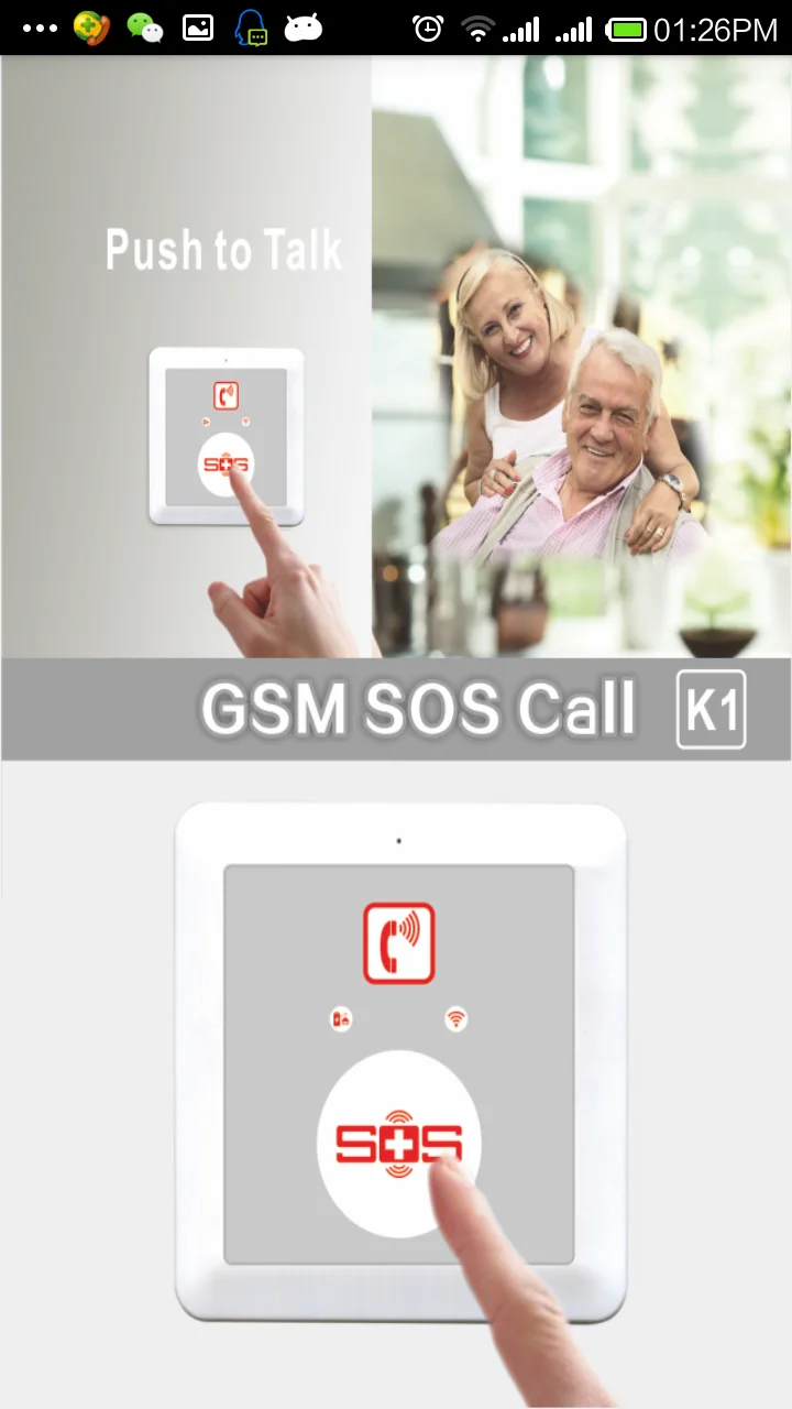 GSM Medical Alarm System K4 special for aid, elderly, children and disabled,medical area equipment&amp;device with SOS button.