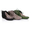 New Arrival Fashion Green Tassel Booties Leopard Boots Women
