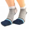 High Quality Mens Cotton Ankle Socks With Arch Support Breathable 5 Fingers Socks