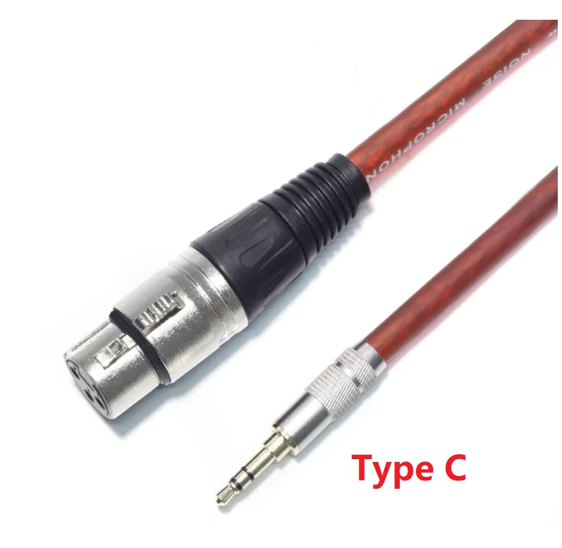 3.5mm To Xlr Cable 2.5m Soft Pvc Jacket Bare Copper Gold Plated Xlr