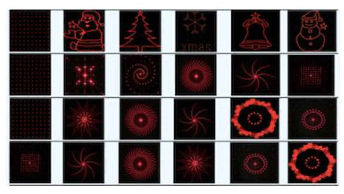 5w outdoor christmas led laser light from china