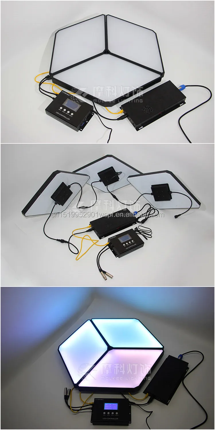 Magic Diy Design Rgb Disco Led Stage Background Light,Decorative 3d