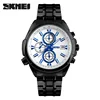 Top Brand Luxury Men's Wrist Watches Business Chronograph Date Quartz Clock Skmei Men Hand Waterproof Stainless Steel Watch Hot