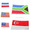 China-made Custom National Flag Embroidered 100% Embroidery Patch