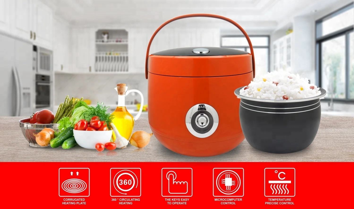 2.2l Plastic Deluxe Rice Cooker Buy Electric Rice Cooker,National
