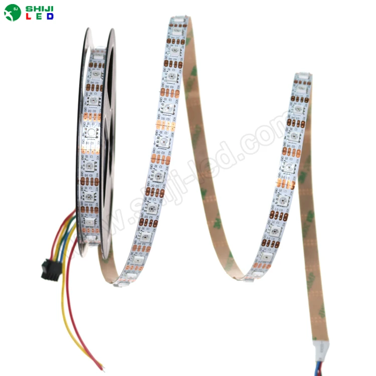 DC5V 10mm width Digital free led strip sample 5050 smd led strip 18W/m lighting flexible led strip lamp smd splice tape