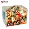 Educational diy toys collect puzzle wooden toy for boys puzzle assemblies doll house