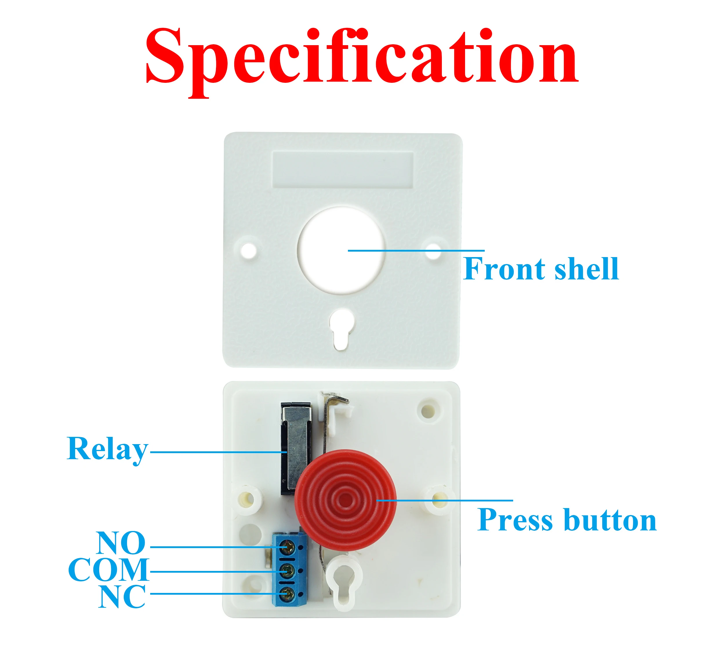 Door Exit Emergency Button Switch With Reset Key Buy Exit Emergency