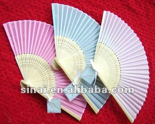 hand fans for outdoor weddings