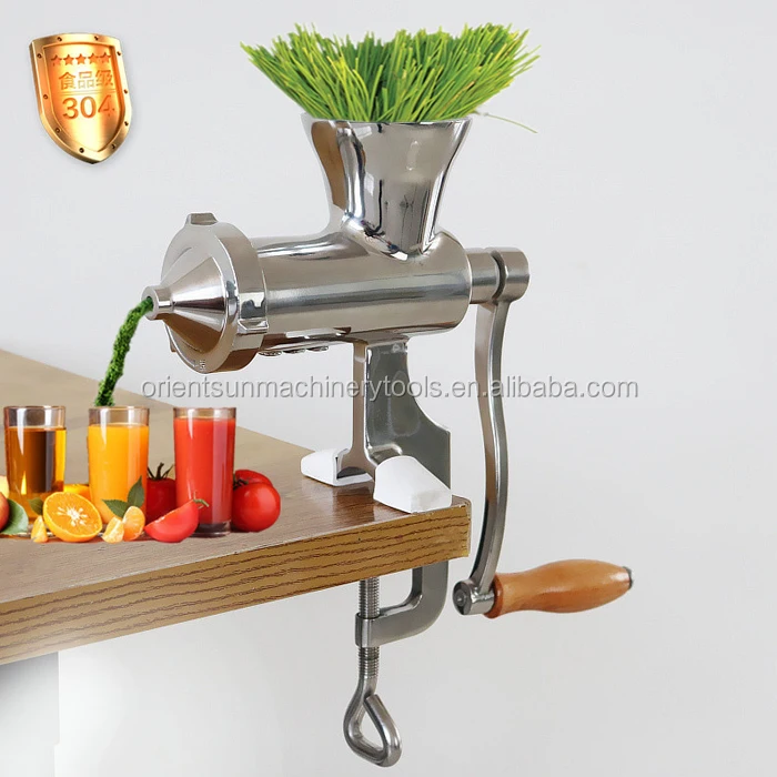 Manual Wheatgrass Wheatgrass Juicer Machine Stainless Steel Slow