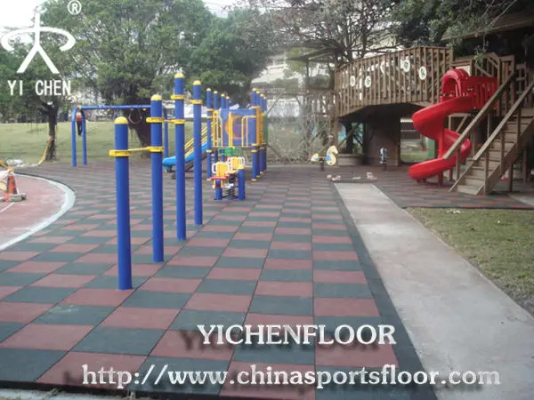 parking use rubber tile