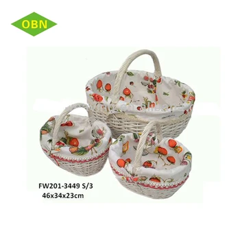 Wholesale Wicker Willow Decorate Empty Fruit Basket Buy Fruit