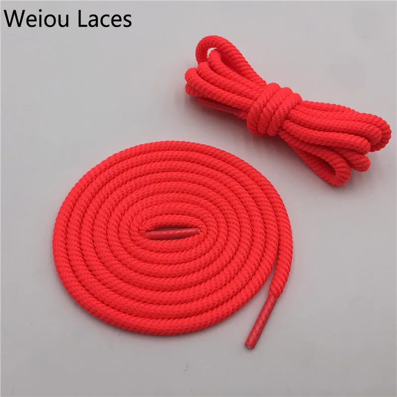 weiou 5毫米聚酯螺旋圆鞋带为户外登山鞋带运动篮球鞋鞋带衣服鞋串