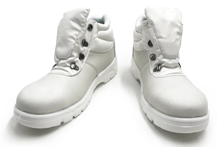 Wholesale White Genuine Leather Safety Esd Shoes High Quality Antistatic  Safety Boots Esd Cleanroom Shoes - Buy Steel Toe Cow Leather Indestructible  S3 Industrial Safety Shoe,White Safety Shoes Cleanroom White Steel Toe