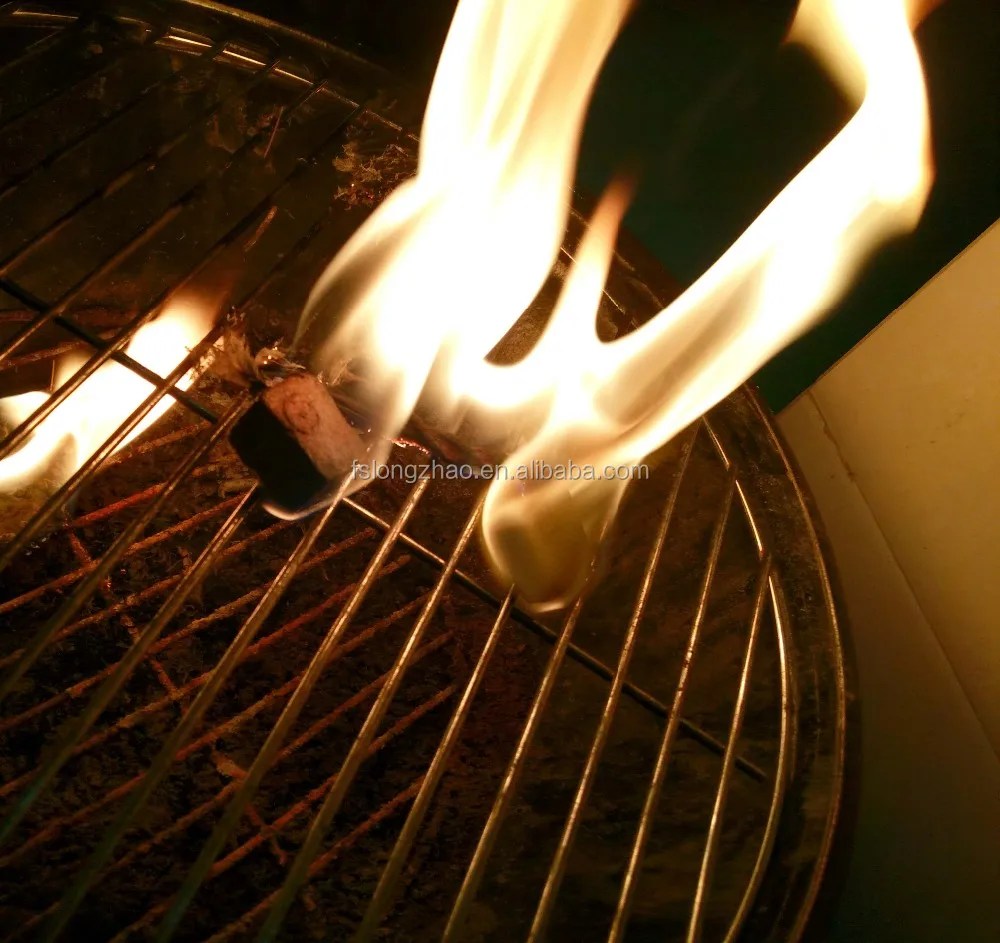 high flame waxed wooden firestarter