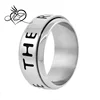 Surgical Steel CTR Spinner Ring 9mm Wedding Band