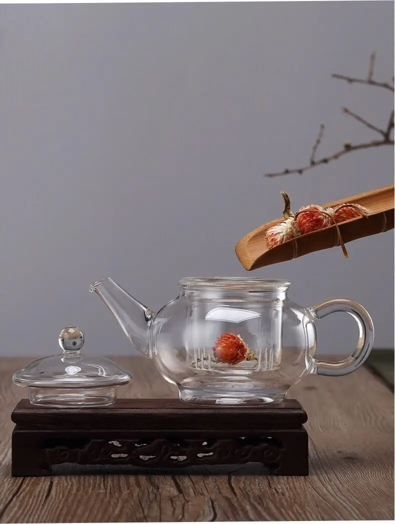 Handmade Mini Capacity Glass Tea Set Heat Resistant Glass Teapot Clear Glass Tea Set Buy Tea