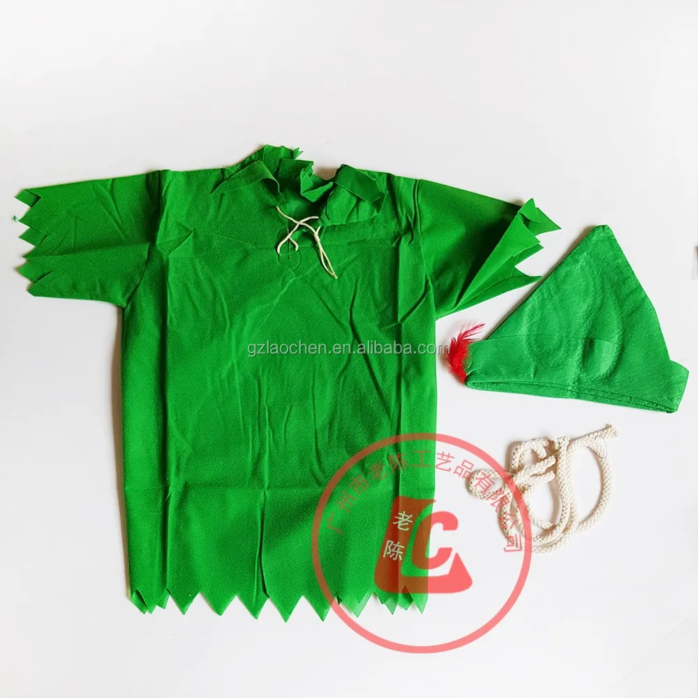Wholesale Kids Birthday Party Supplies Dresses Cosplay Peter Pan