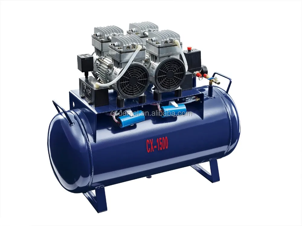 For 4 Dental Unit 220v/110v Dental Air Compression Oilfree Air