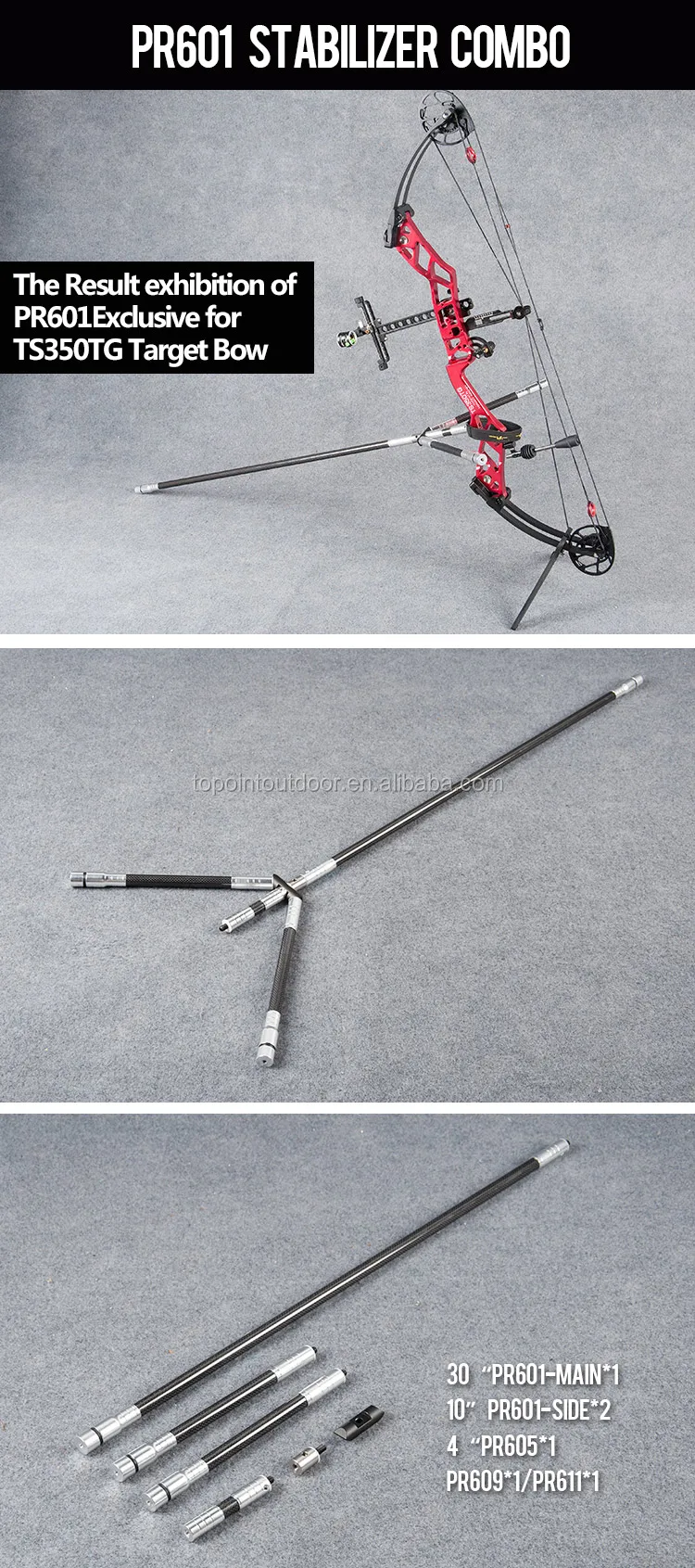 2017 Topoint Archery Recurve/target Compound Bow Stabilizer Buy