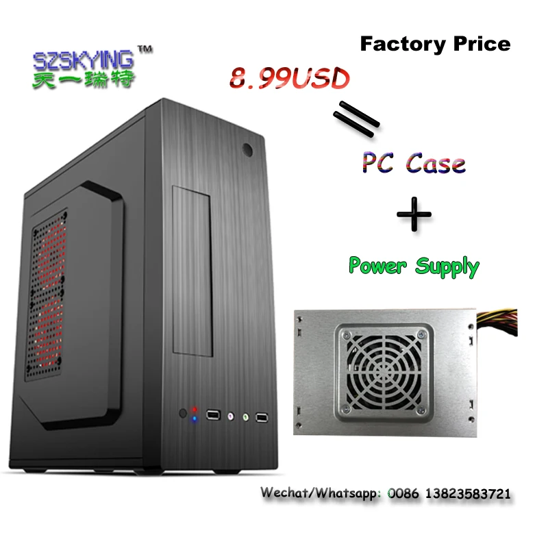 Sk M2 Pc Case With Power Supply Full Set Mini Atx Case Buy Atx Case Mini Computer Cases Game Computer Pc Casing Product On Alibaba Com