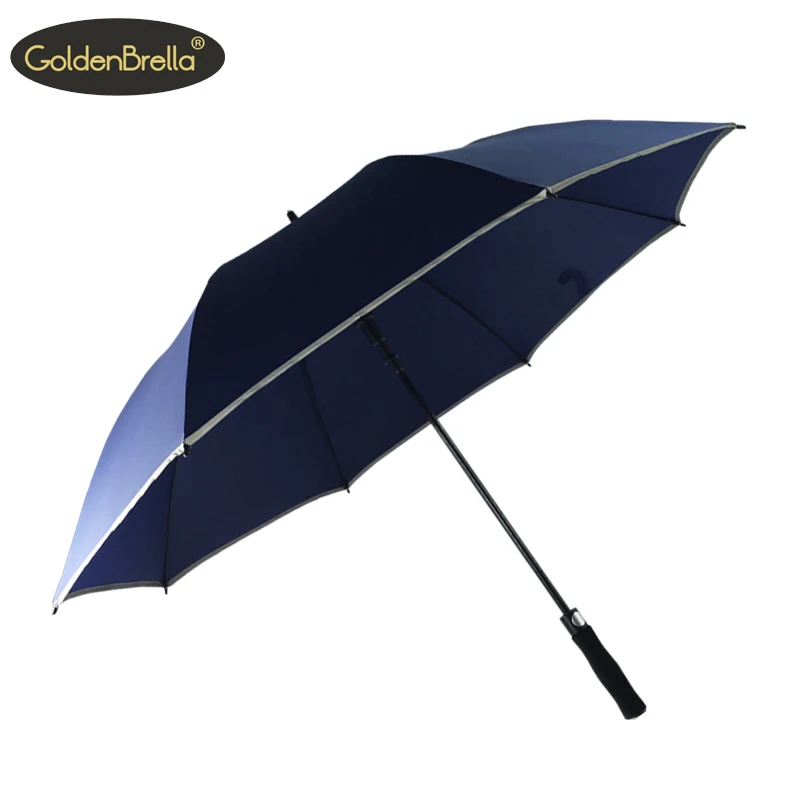 safty umbrella reflective light golf umbrella