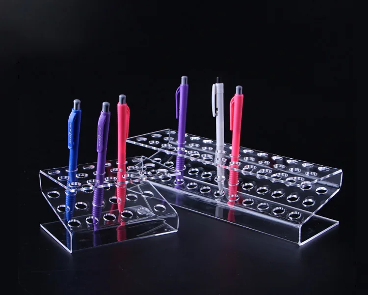Free Sample Clear Acrylic Pen Stand Display Pencil Holder Acrylic Pen