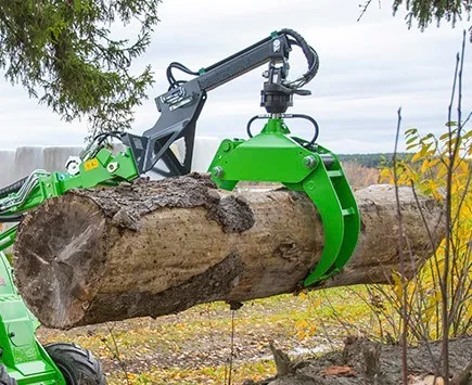 Loader Attachment Wood Grabber For Logging Machine - Buy Grapple ...