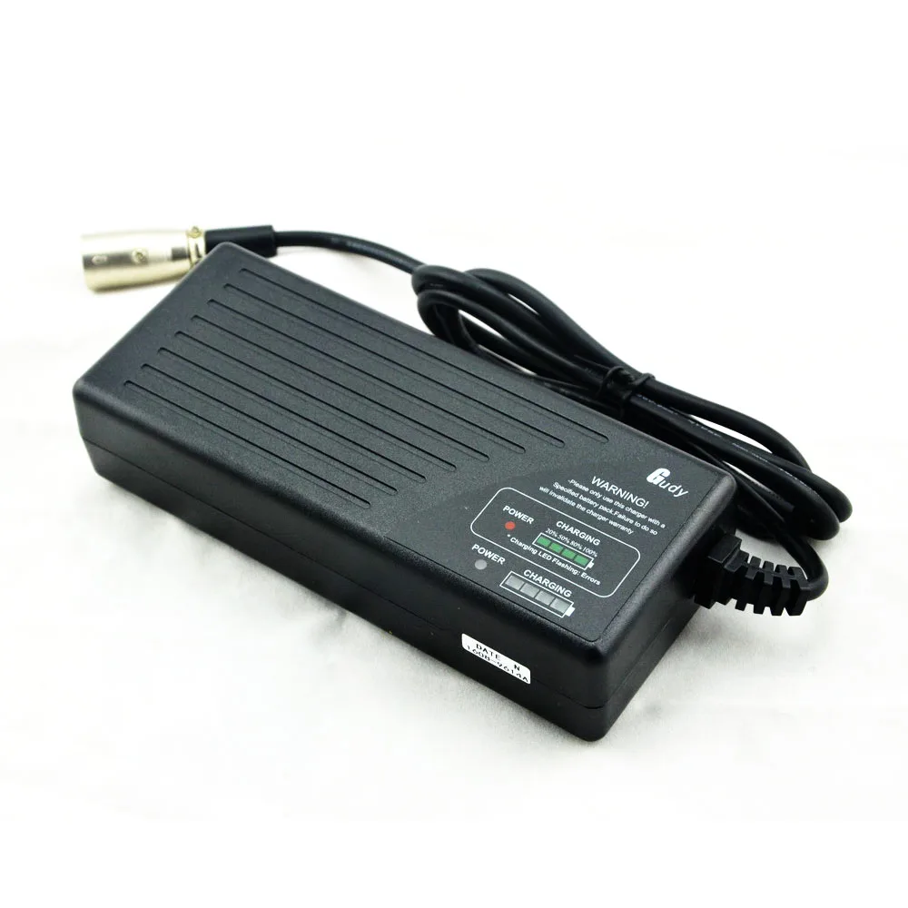 14.4V LiFePO4 battery charger intelligent 4-stage charging with fuel gauge