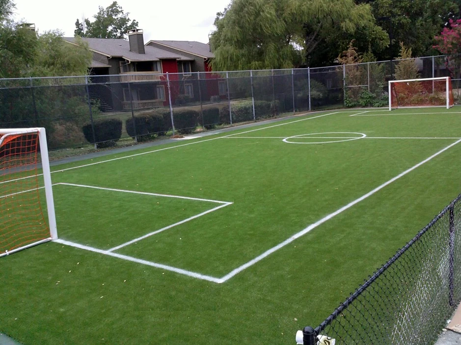 New best quality Artificial Football Lawn Artificial Grass Soccer Field with video show