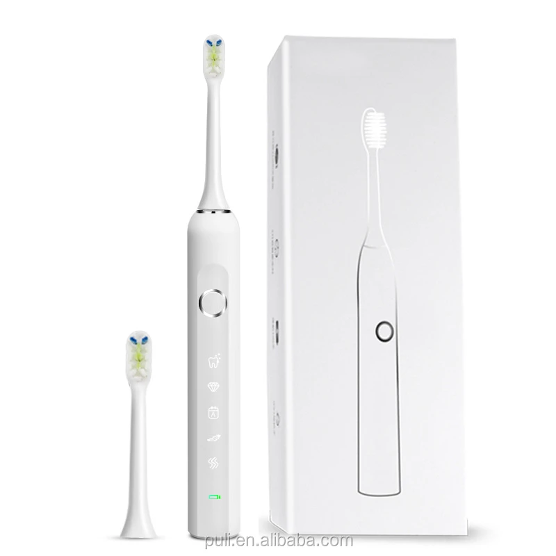 Long Standby Time Vibrate Electric Toothbrush With Led Light Whitening