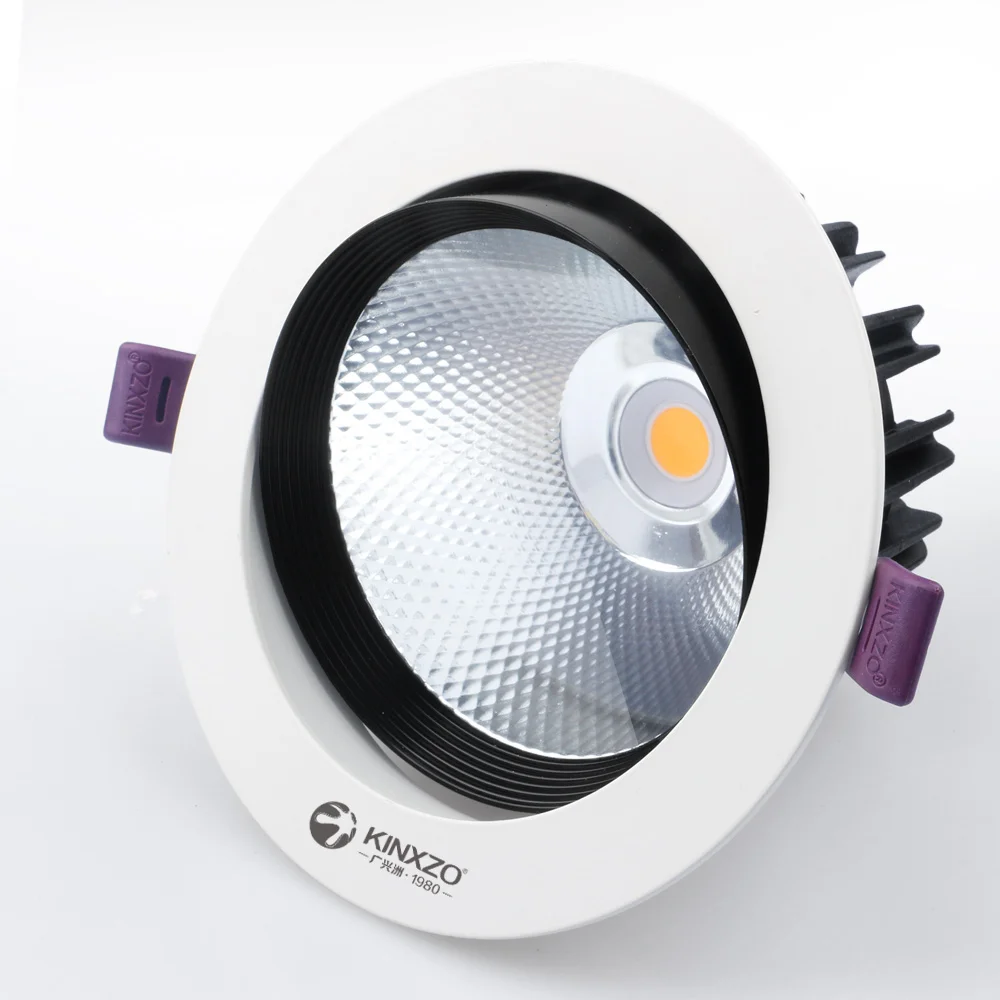 Anti glare india led spot recessed Dimmable downlight cob