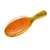 Softly Moisturize Eco Friendly Golden Round Comb For Hair