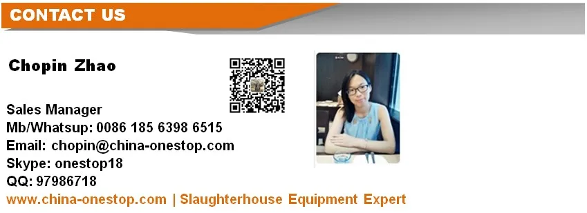 Sheep skin peeling machine sheep slaughterhouse