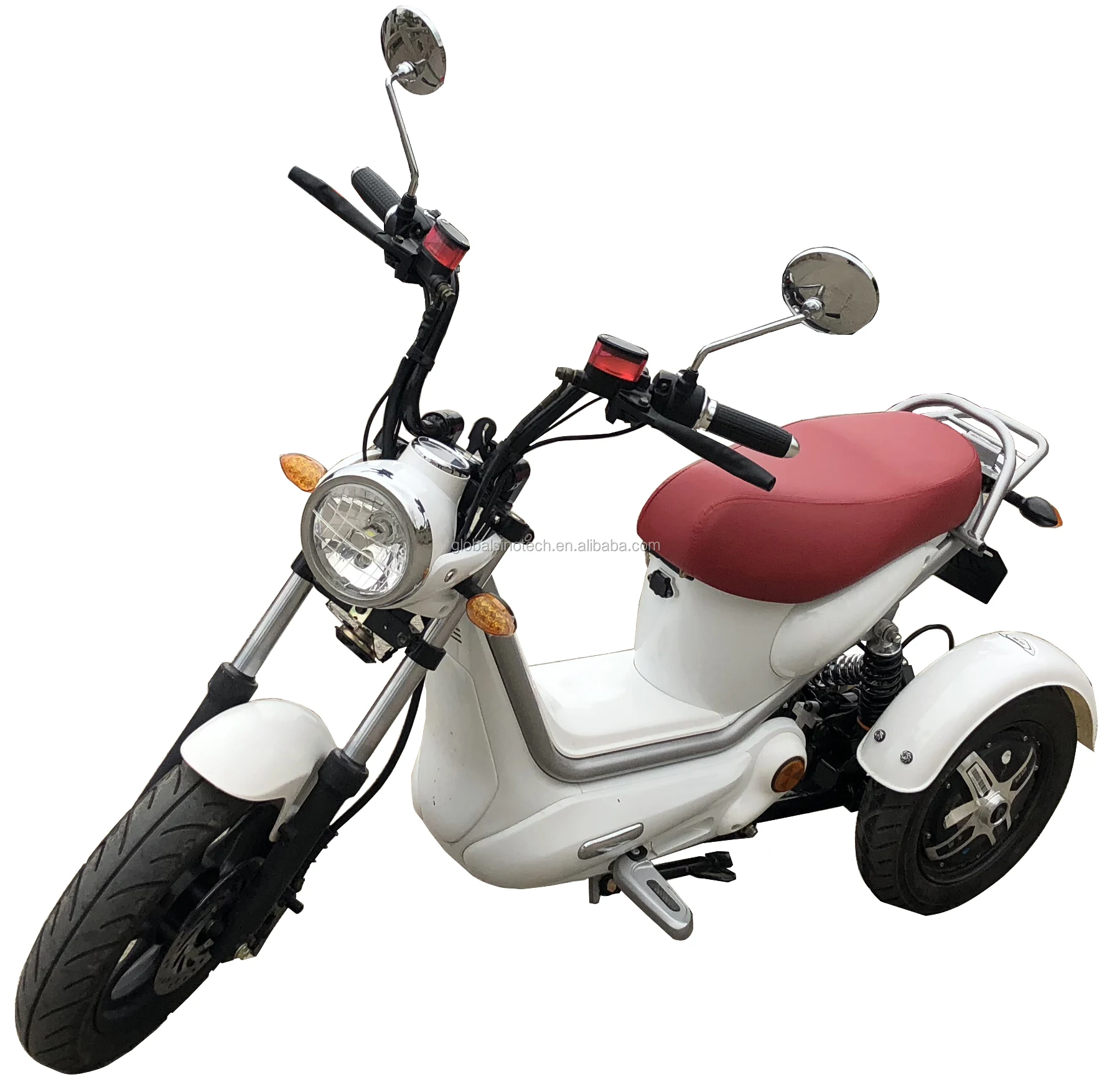 swingable electric motorcycle for delivery