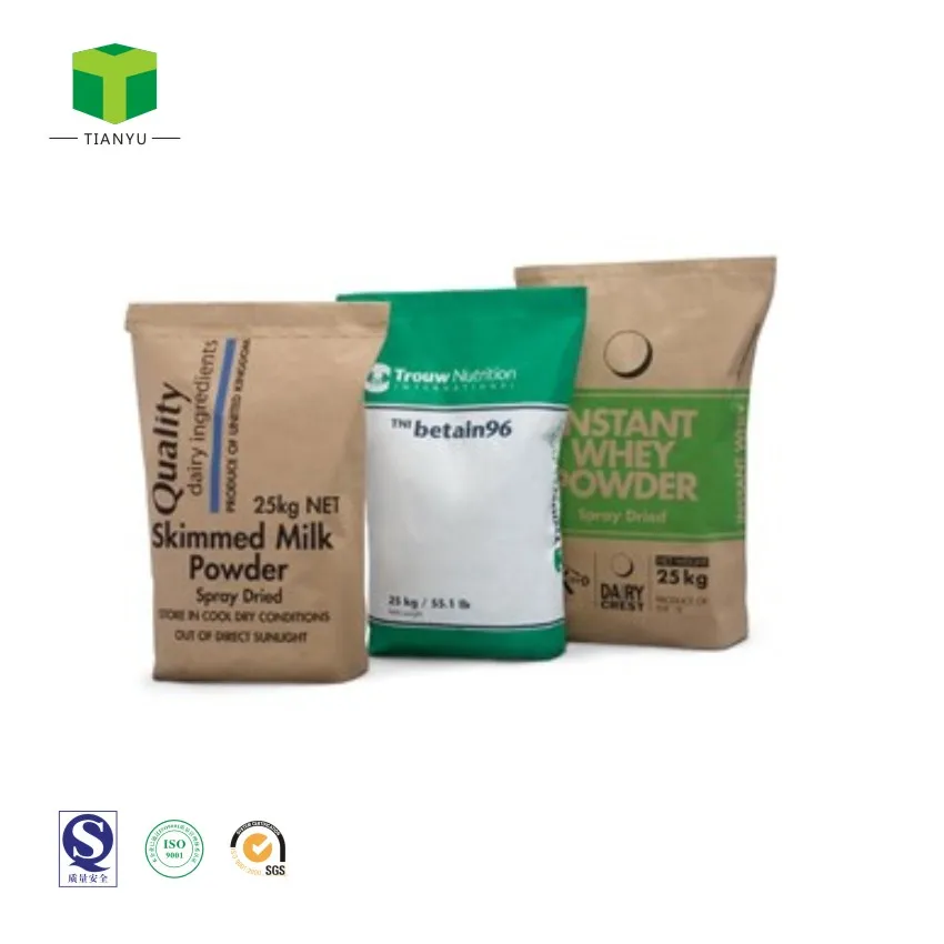 25 キロ 10 キロポテト澱粉ミルクパウダークラフト紙包装袋生産 Buy