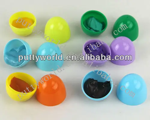 Christmas gift glow in the dark putty in suprice egg,ultra putty toys for kids