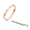 Marlary Jewelry Factory Women Crystal Gold Plated Creative Bracelet Screw Bangle Designs Gold