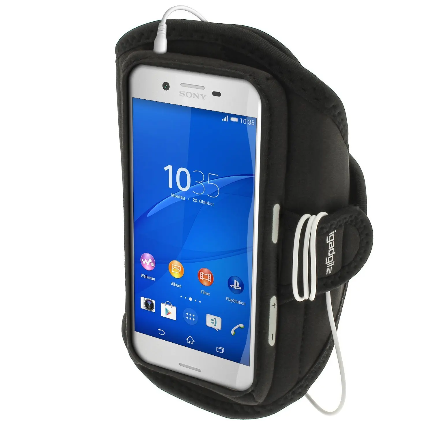 Cheap Xperia Zr Water Resistant find Xperia Zr Water Resistant Get Quotations · iGadgitz Water Resistant Black Sports Jogging Gym Armband for Sony Xperia X F5121 F5122 &