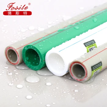 Green And White Color Pipe Ppr Cold And Hot Water Pipe 