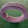 water system, black double pex pipe with brass press fitting or brass slide fittings