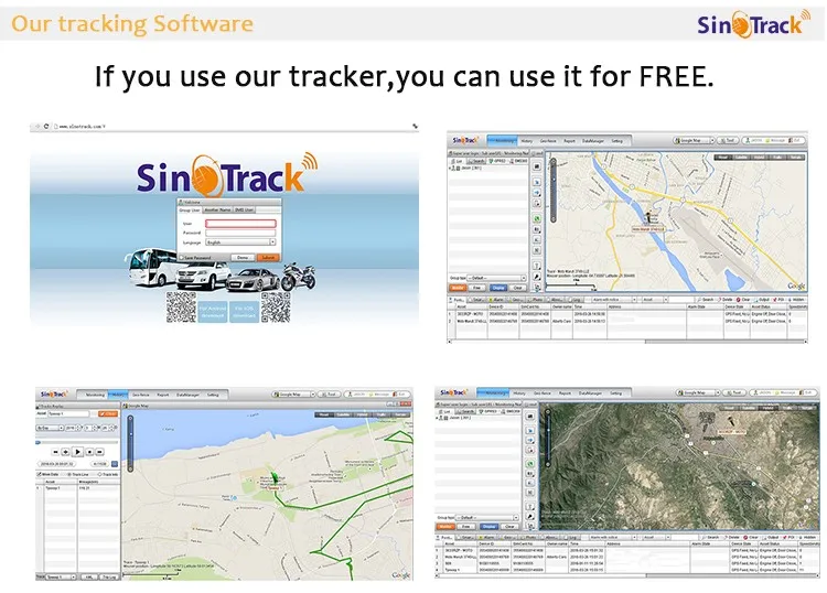 Professional Free Web Based GPS GPRS Tracking Software With Real Time Tracking Monitoring