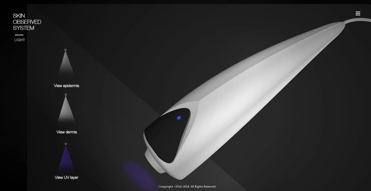 USB Connective Portable Skin Analyzer