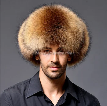 round fur hat