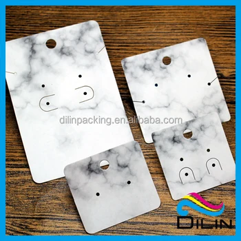 Chinese Ink Painting Jewelry Earring Display Card With Unique Design Chinese Ink Painting Jewelry Earring Display Card With Unique Design For Ng