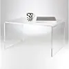 Thermal Bending Acrylic Coffee Table Factory Customize Home Decorate Transparent Nesting End Desk Acrylic Coffee Tea Table