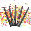 80cm Electric Confetti Cannon With Biodegradable Tissue Paper foil rose petal dollar shooter For Wedding Concert Birthday Party